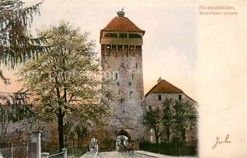 AK / Ansichtskarte Rheinfelden_AG Storchennestturm Rheinfelden AG
