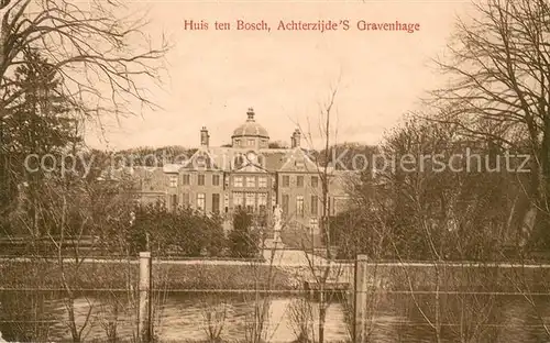 AK / Ansichtskarte Gravenhage Huis ten Bosch Achterzijde Gravenhage