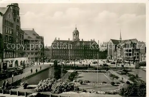 AK / Ansichtskarte Amsterdam_Niederlande Dam m Kon Paleis Amsterdam_Niederlande