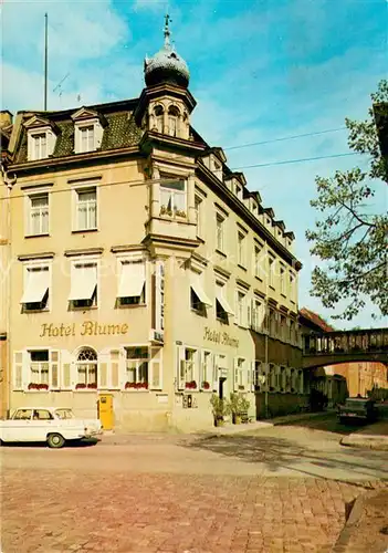 AK / Ansichtskarte Rastatt Hotel Restaurant Blume Rastatt