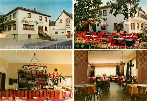 AK / Ansichtskarte Oberjosbach Speisegaststaette Zum kuehlen Grund Terrasse Bar Gaststube Oberjosbach