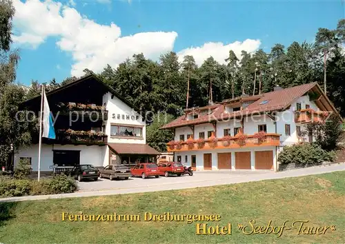 AK / Ansichtskarte Rothau_Tittling Ferienzentrum Dreiburgensee Hotel Seehof Tauer  Rothau Tittling