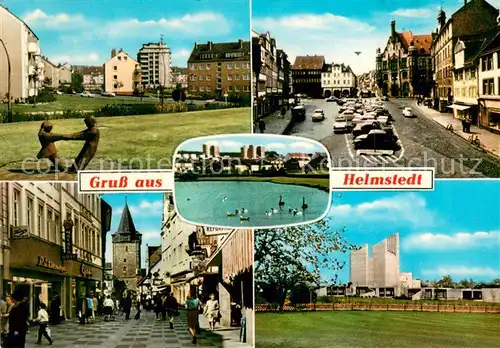 AK / Ansichtskarte Helmstedt Park Fussgaengerzone Teilansichten Helmstedt
