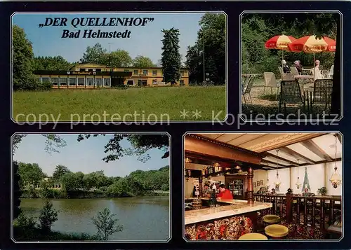 AK / Ansichtskarte Bad_Helmstedt Quellenhof Hotel Gartenterrasse Bar Bad_Helmstedt