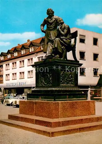 AK / Ansichtskarte Hanau_Main Gebrueder Grimm Denkmal Hanau_Main