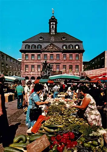 AK / Ansichtskarte Hanau_Main Marktplatz Hanau_Main