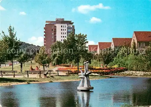 AK / Ansichtskarte Eisenhuettenstadt Diehloer Strasse Park Eisenhuettenstadt