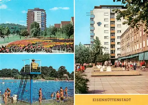 AK / Ansichtskarte Eisenhuettenstadt Diehloer Strasse Schwimmbad Leninallee Eisenhuettenstadt