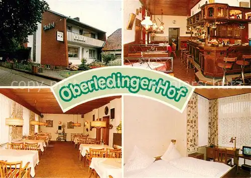 AK / Ansichtskarte Leer_Ostfriesland Oberledinger Hof Bar Gaststube Zimmer Leer_Ostfriesland