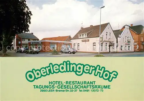 AK / Ansichtskarte Leer_Ostfriesland Hotel Restaurant Oberledinger Hof Leer_Ostfriesland
