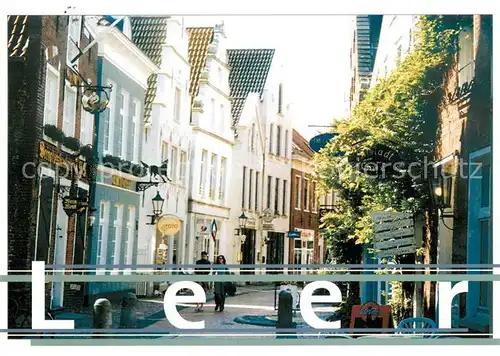 AK / Ansichtskarte Leer_Ostfriesland Rathausstrasse Leer_Ostfriesland