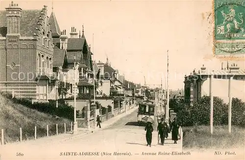 AK / Ansichtskarte Sainte Adresse Avenue Reine Elisabeth Sainte Adresse