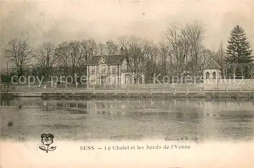 AK / Ansichtskarte Sens_Yonne Chalet et les bords de l Yonne Sens_Yonne