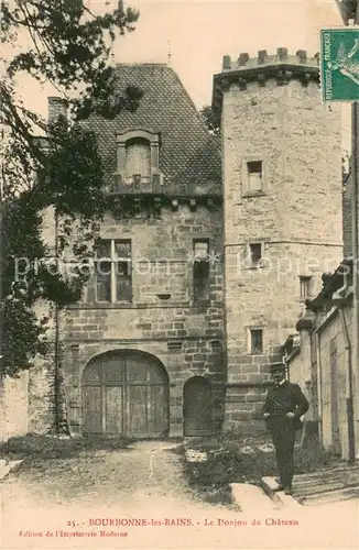 AK / Ansichtskarte Bourbonne les Bains Donjon du chateau 