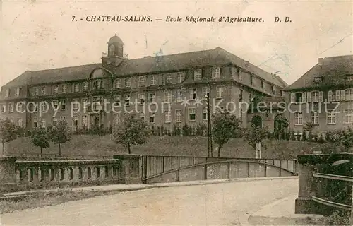 AK / Ansichtskarte Chateau Salins Ecole Regionale d Agriculture Chateau Salins