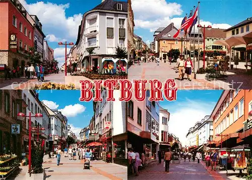AK / Ansichtskarte Bitburg Fussgaengerzonen Bitburg