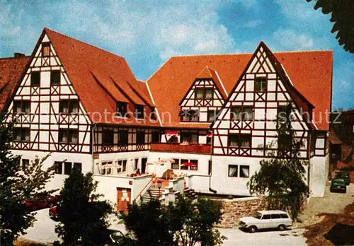 AK / Ansichtskarte Rothenburg_Tauber Hotel Stadt Rothenburg Rothenburg Tauber