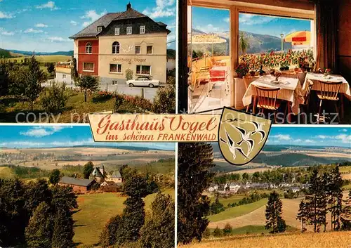 AK / Ansichtskarte Rudolphstein Gasthaus Vogel Gaststube Panorama Rudolphstein