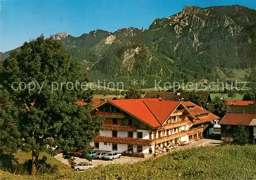 AK / Ansichtskarte Schwangau Gasthof Pension Helmer Schwangau