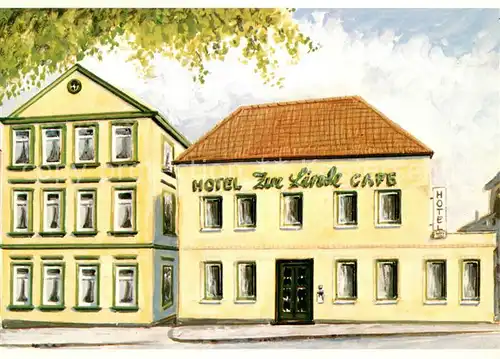 AK / Ansichtskarte Meldorf Hotel Zur Linde Cafe Meldorf
