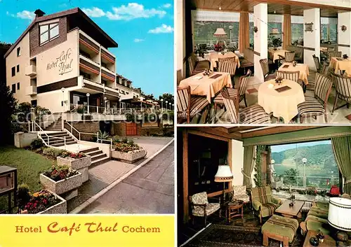 AK / Ansichtskarte Cochem_Mosel Hotel Cafe Thul Restaurant Cafe Cochem Mosel