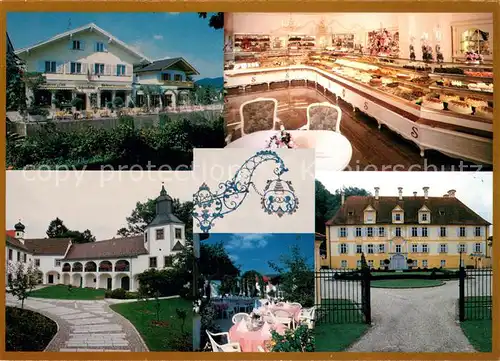 AK / Ansichtskarte Winhoering Cafe Konditorei Schmidhuber Kuchentheke Eingangstor Winhoering