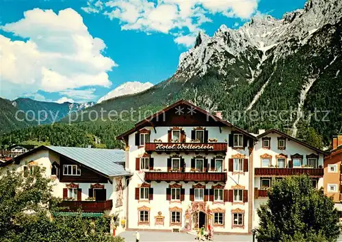 AK / Ansichtskarte Mittenwald_Bayern Hotel Wetterstein Mittenwald Bayern