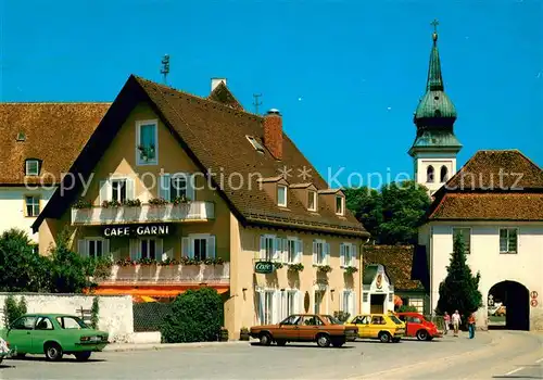 AK / Ansichtskarte Rottenbuch_Oberbayern Cafe am Tor Hotel Garni Rottenbuch Oberbayern