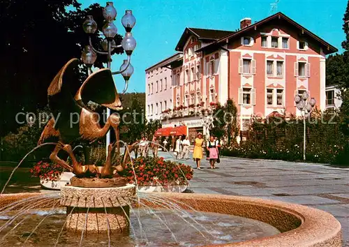 AK / Ansichtskarte Bad_Reichenhall Villa Katharina Springbrunnen Bad_Reichenhall