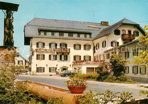 AK / Ansichtskarte Ruhpolding Hotel Zur Post Ruhpolding