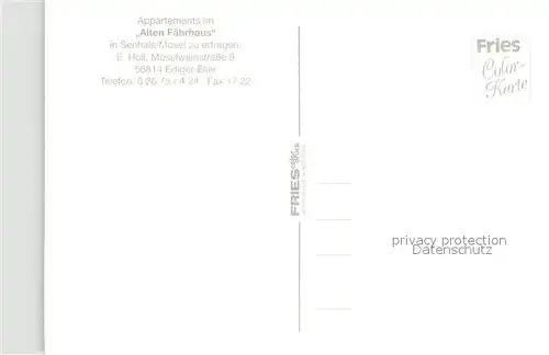 AK / Ansichtskarte Ediger Eller Appartements im Alten Faehrhaus Ediger Eller