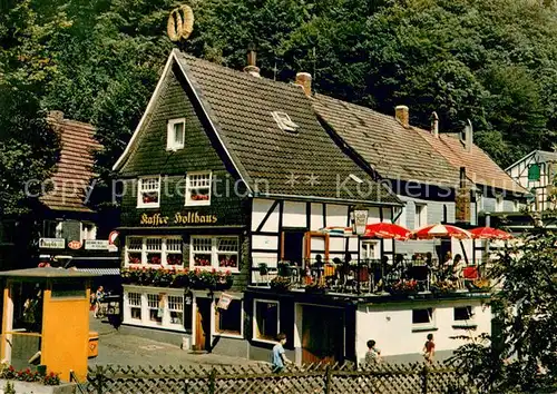 AK / Ansichtskarte Burg_Wupper Kaffee Holthaus Burg Wupper