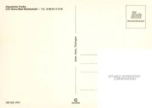 AK / Ansichtskarte Nonn_Oberbayern Alpenhotel Fuchs Nonn Oberbayern