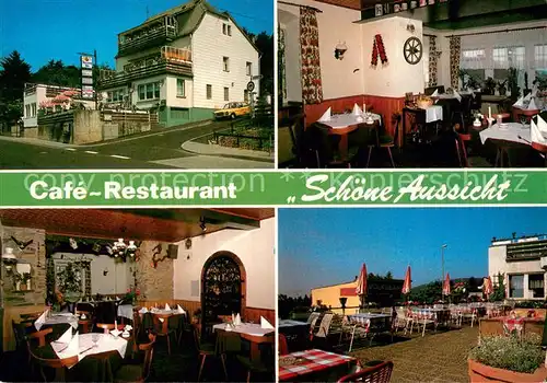 AK / Ansichtskarte Georgenborn Restaurant Schoene Aussicht Gastraeume Terrasse Georgenborn