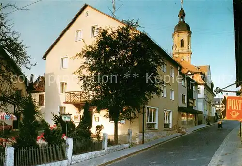 AK / Ansichtskarte Goessweinstein Pension Weinhaus zur Post Goessweinstein