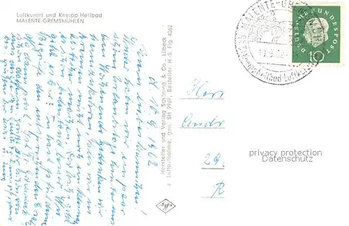 AK / Ansichtskarte Malente Gremsmuehlen Fliegeraufnahme Malente Gremsmuehlen