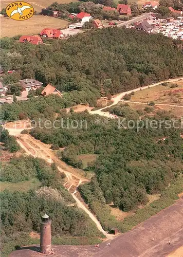 AK / Ansichtskarte Boehl_St_Peter Ording Fliegeraufnahme mit Leuchtturm Boehl_St_Peter Ording