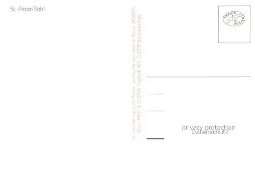 AK / Ansichtskarte Boehl_St_Peter Ording Fliegeraufnahme mit Leuchtturm Boehl_St_Peter Ording