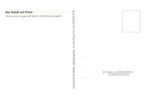 AK / Ansichtskarte Prora_Ruegen Der Koloss von Prora Fliegeraufnahme Prora Ruegen