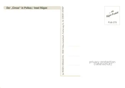 AK / Ansichtskarte Putbus_Ruegen Der Circus Fliegeraufnahme Putbus Ruegen