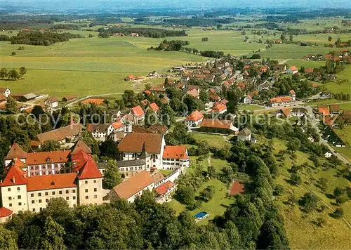 AK / Ansichtskarte Wolfegg Fliegeraufnahme Wolfegg