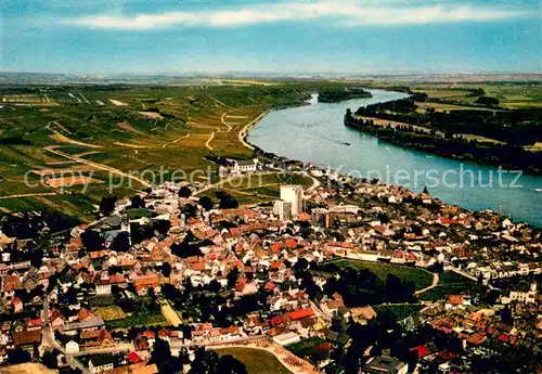 AK / Ansichtskarte Nierstein_Rhein Fliegeraufnahme Nierstein_Rhein