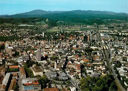 AK / Ansichtskarte Loerrach Fliegeraufnahme Dreilaendereck Loerrach