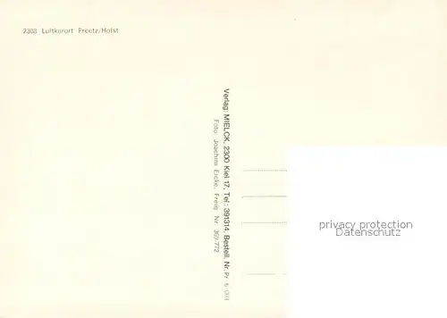 AK / Ansichtskarte Preetz_Holstein Fliegeraufnahme Preetz_Holstein