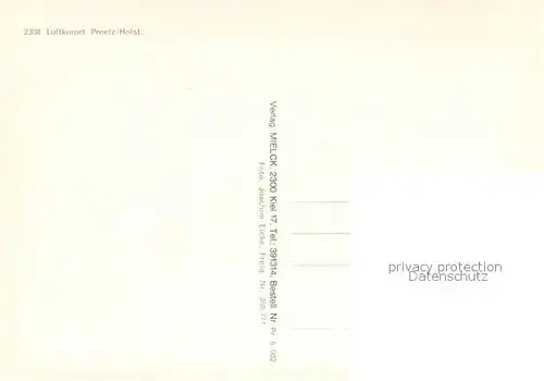 AK / Ansichtskarte Preetz_Holstein Fliegeraufnahme Preetz_Holstein