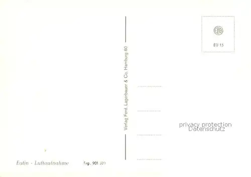 AK / Ansichtskarte Eutin Fliegeraufnahme Eutin