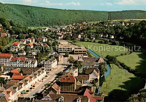 AK / Ansichtskarte Bad_Karlshafen Fliegeraufnahme mit Diemeltal Birkenbusch Graseweg Bad_Karlshafen