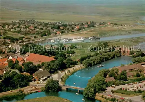 AK / Ansichtskarte Greetsiel Fliegeraufnahme Greetsiel