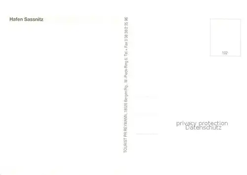 AK / Ansichtskarte Sassnitz_Ostseebad_Ruegen Hafenpartien Fliegeraufnahme Sassnitz_Ostseebad_Ruegen