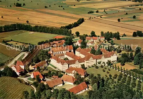 AK / Ansichtskarte Salem_Baden Markgraefliches Schloss und Schloss Schule Fliegeraufnahme Salem_Baden